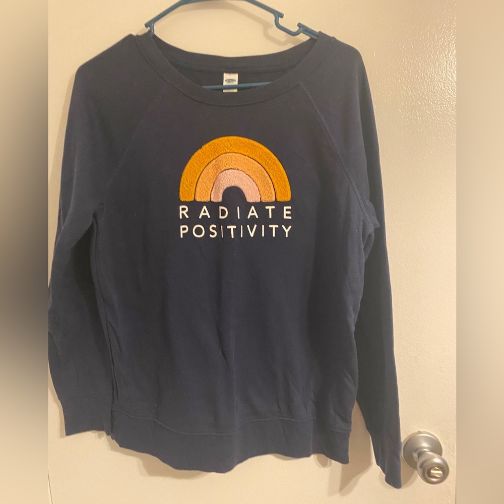 Crew neck sweater shirt